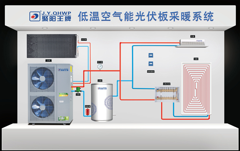 空气源热泵冷暖两联供系统是指以空气源热泵机组作为冷热源，供暖采用热水的辐射末端为主，供冷采用冷水或冷媒的对流末端为主，为单独用户提供供暖和供冷的联合系统。常见的空气源热泵冷暖两联供系统包括空气源热泵水系统和空气源热泵水氟系统