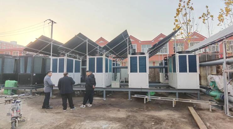 河北邯郸5万平集中采暖采用聚阳光伏二代热泵